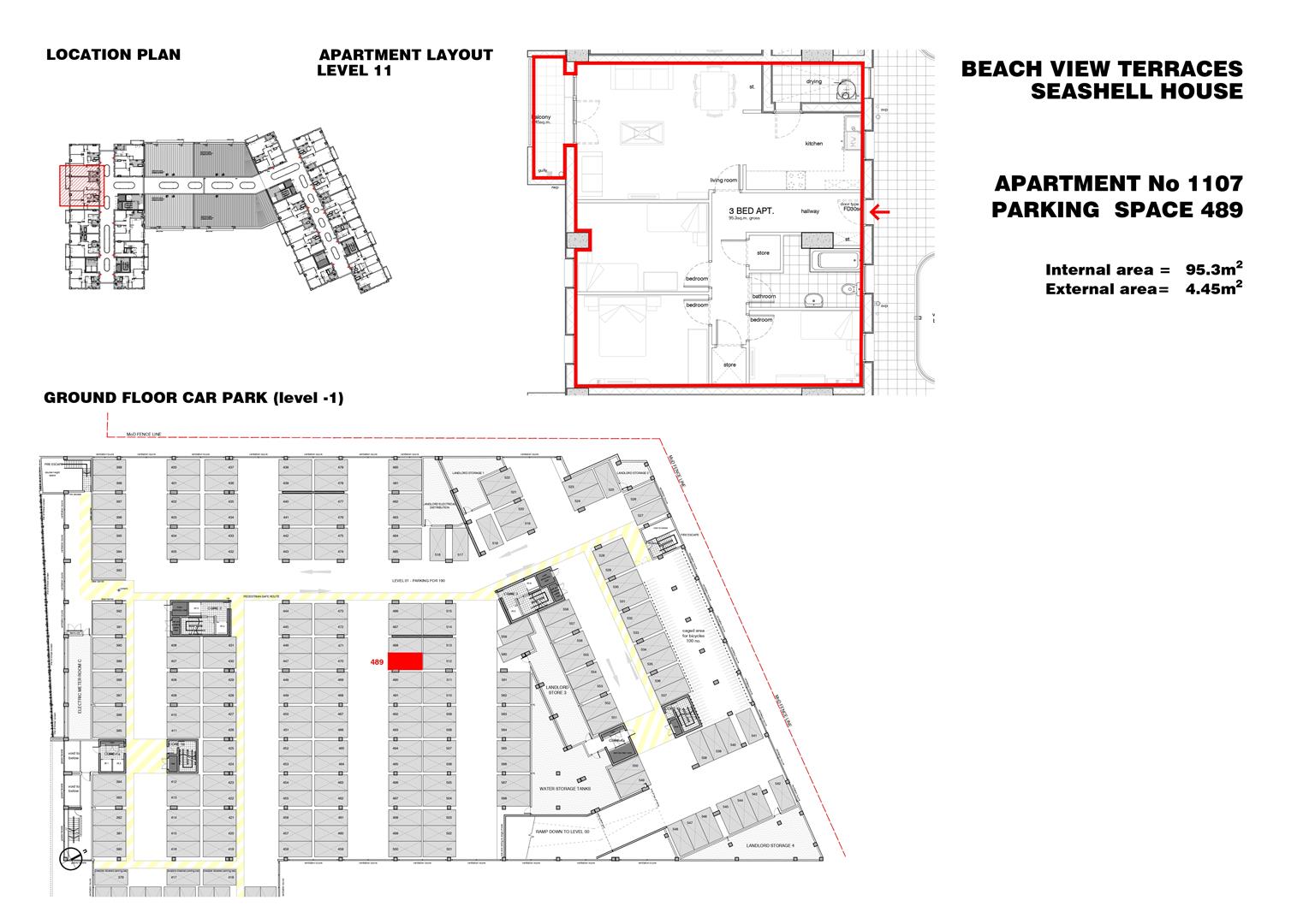  Image of Apartment - 3 Bedrooms - 1 Bathrooms for Sale in Beach View Terraces-Gibraltar, Image 16